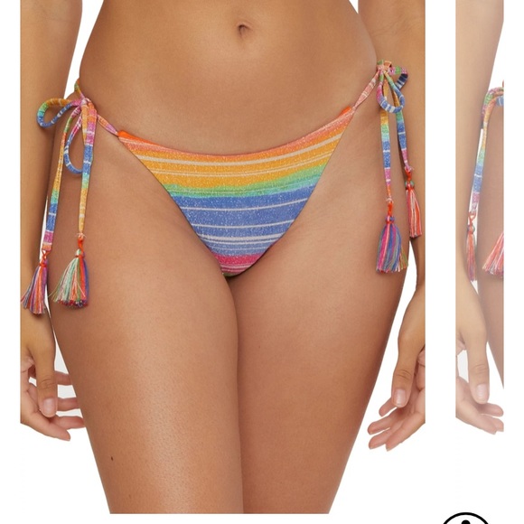 Selling this swimsuit. Never worn. Size Medium top and bottom. Reversible. - Picture 4 of 6